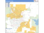 Greater Las Vegas <br /> Wall Map <br /> Basic Style 2025 Map