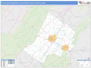 San Gabriel Valley <br /> Wall Map <br /> Basic Style 2025 Map