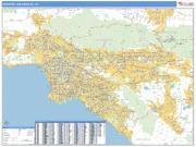Greater Los Angeles <br /> Wall Map <br /> Basic Style 2025 Map