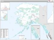 Alaska <br /> Wall Map <br /> Premium Style 2025 Map