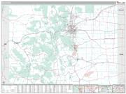 Colorado <br /> Wall Map <br /> Premium Style 2025 Map