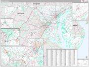Maryland <br /> Wall Map <br /> Premium Style 2025 Map