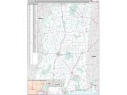 Mississippi <br /> Wall Map <br /> Premium Style 2025 Map