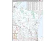 Wisconsin <br /> Wall Map <br /> Premium Style 2025 Map