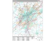 Birmingham <br /> Wall Map <br /> Premium Style 2025 Map