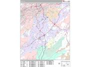 Hoover <br /> Wall Map <br /> Premium Style 2025 Map