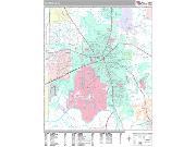 Huntsville <br /> Wall Map <br /> Premium Style 2025 Map