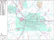 Montgomery <br /> Wall Map <br /> Premium Style 2025 Map