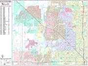 Glendale <br /> Wall Map <br /> Premium Style 2025 Map