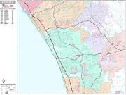 Carlsbad <br /> Wall Map <br /> Premium Style 2025 Map