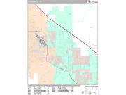 Cathedral City <br /> Wall Map <br /> Premium Style 2025 Map