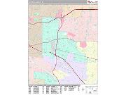 East Los Angeles <br /> Wall Map <br /> Premium Style 2025 Map