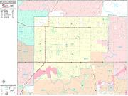La Habra <br /> Wall Map <br /> Premium Style 2025 Map