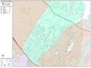 Lake Forest <br /> Wall Map <br /> Premium Style 2025 Map