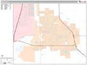 Manteca <br /> Wall Map <br /> Premium Style 2025 Map