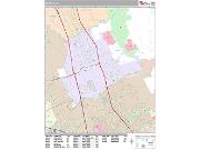 Milpitas <br /> Wall Map <br /> Premium Style 2025 Map