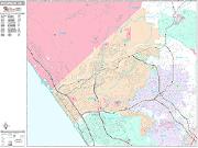 Oceanside <br /> Wall Map <br /> Premium Style 2025 Map