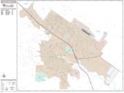 Petaluma <br /> Wall Map <br /> Premium Style 2025 Map