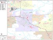 Redlands <br /> Wall Map <br /> Premium Style 2025 Map
