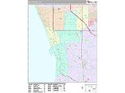 Redondo Beach <br /> Wall Map <br /> Premium Style 2025 Map