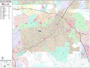 Riverside <br /> Wall Map <br /> Premium Style 2025 Map