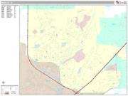 Rocklin <br /> Wall Map <br /> Premium Style 2025 Map
