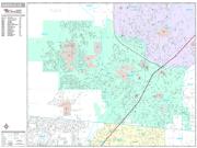 Roseville <br /> Wall Map <br /> Premium Style 2025 Map