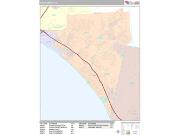 San Clemente <br /> Wall Map <br /> Premium Style 2025 Map