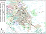 San Jose <br /> Wall Map <br /> Premium Style 2025 Map