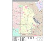 Santa Clara <br /> Wall Map <br /> Premium Style 2025 Map