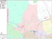Santee <br /> Wall Map <br /> Premium Style 2025 Map