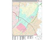 Tustin <br /> Wall Map <br /> Premium Style 2025 Map
