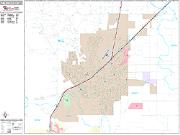 Vacaville <br /> Wall Map <br /> Premium Style 2025 Map