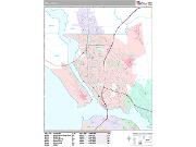 Vallejo <br /> Wall Map <br /> Premium Style 2025 Map