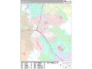 Walnut Creek <br /> Wall Map <br /> Premium Style 2025 Map