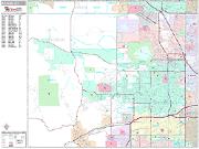 Arvada <br /> Wall Map <br /> Premium Style 2025 Map