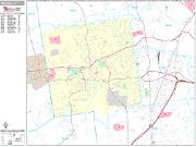 Bristol <br /> Wall Map <br /> Premium Style 2025 Map