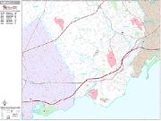 Fairfield <br /> Wall Map <br /> Premium Style 2025 Map