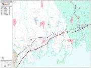 Greenwich <br /> Wall Map <br /> Premium Style 2025 Map