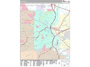Hartford <br /> Wall Map <br /> Premium Style 2025 Map
