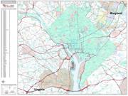 Washington <br /> Wall Map <br /> Premium Style 2025 Map