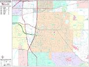 Brandon <br /> Wall Map <br /> Premium Style 2025 Map