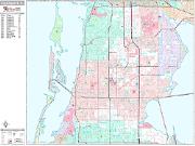 Clearwater <br /> Wall Map <br /> Premium Style 2025 Map