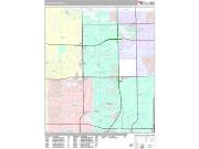 Coconut Creek <br /> Wall Map <br /> Premium Style 2025 Map
