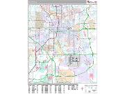 Orlando <br /> Wall Map <br /> Premium Style 2025 Map