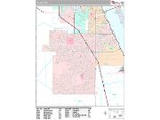 Palm Bay <br /> Wall Map <br /> Premium Style 2025 Map