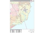 Pensacola <br /> Wall Map <br /> Premium Style 2025 Map