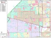 Plantation <br /> Wall Map <br /> Premium Style 2025 Map