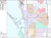 Sarasota <br /> Wall Map <br /> Premium Style 2025 Map