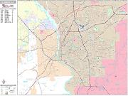 Columbus <br /> Wall Map <br /> Premium Style 2025 Map